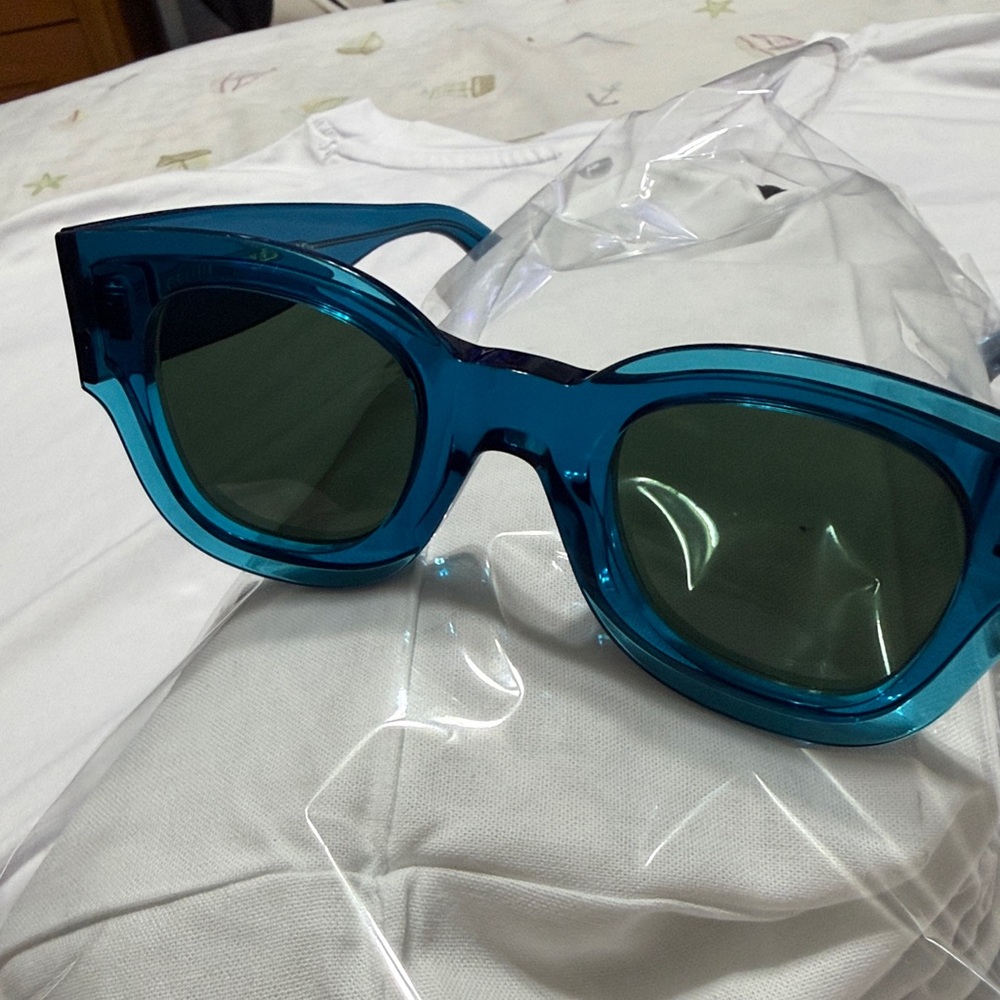 Celine Teal Sunglasses - Picture 2 of 8